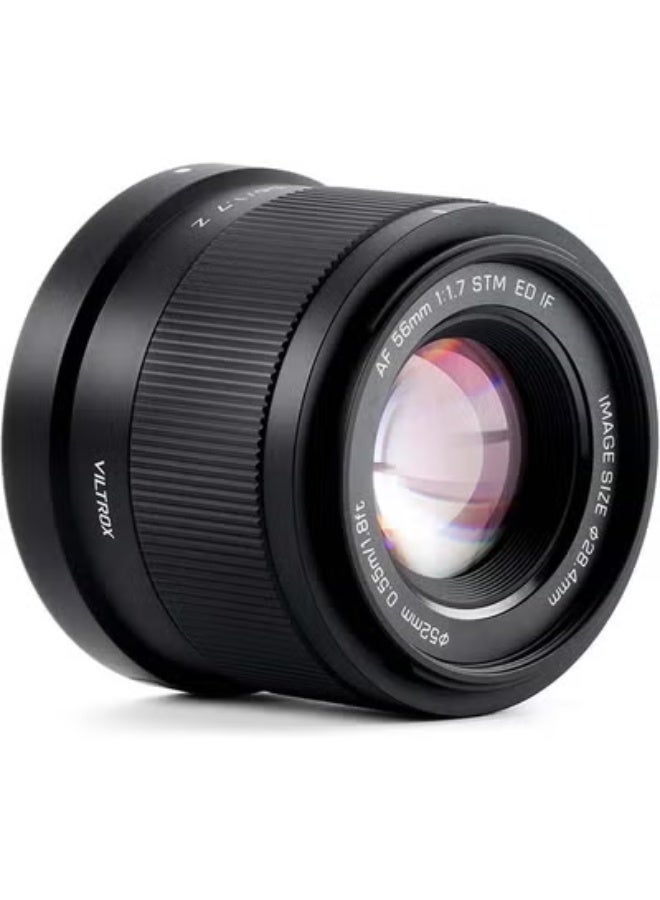 فيلتروكس عدسة فيلتروكس 56 ملم F1.7 نيكون Z، 56 ملم f/VILTROX 56mm F1.7 Nikon Z, 56mm f/1.7 Nikon Z Mount Lens, APS-C Lens for Nikon Z-Mount ZFC Z30 Z50 Z5 Z6 Z6II Z7 Z7II Z8 Z91.7 عدسة نيكون Z ، عدسة APS-C لكاميرا Nikon Z-Mount ZFC Z30 Z50 Z5 Z6 Z6II Z7 Z7II Z8 Z9 - Image 5